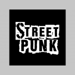Street Punk  čierne teplákové kraťasy s tlačeným logom